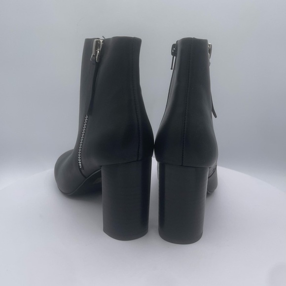 Jeffery Campbell Prianka Black Leather Booties Size 9.5 NWT - Picture 10 of 13